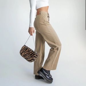 Princess Polly Elena Jeans in Beige